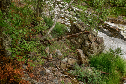 Bellands&aring;na, Vegusdal, sagruin