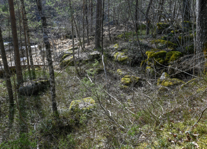 Engesland, Vegusdal, Birkenes, kverntuft