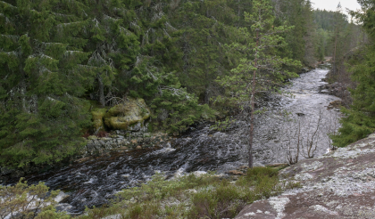Fidjeland Austre, Vegusdal, Birkenes, flotingsmur