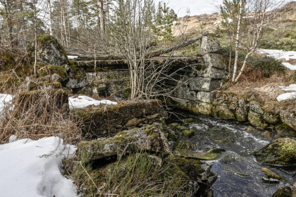 Gjerustad, Vegusdal, sagruin