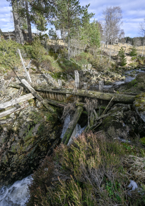 Gjerustad, Vegusdal, vassrenne til kvern