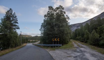 Nesjenvegen, Homst&oslash;lvatn, Kvinesdal, eldre tras&eacute;