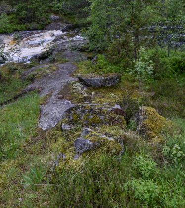 Oksefoss, Langsima, Iveland, stem
