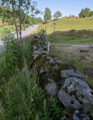 &Oslash;ygarden, Bjelland, steingjerde