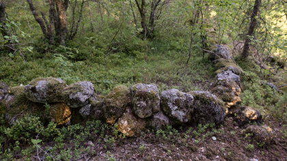 &Oslash;ygarden, Bjelland, steingjerde