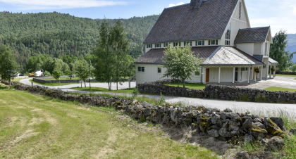 Bykle kyrkjebygd, steingjerde