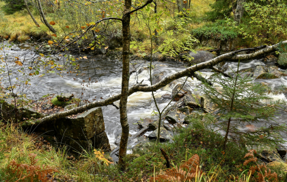 Engeslands&aring;na, Engesland, Birkenes, kanal/vassrenne
