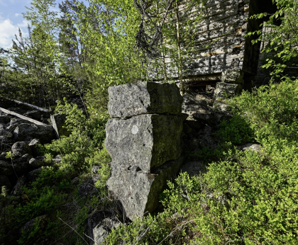 Aslefoss, Tovdalselva, Ytre Ramse, kvernhustuft