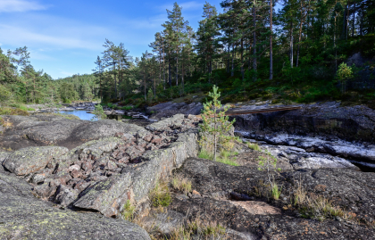 Bellands&aring;na, Vegusdal, flotingsskjerm