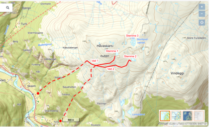 H&aring;vaskarsnuten - stemme og vatningsveit HT 81-1+2