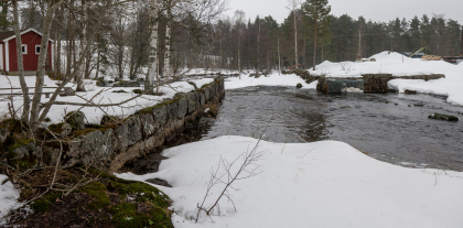 Engels&aring;na, Engesland, Birkenes, steinmur