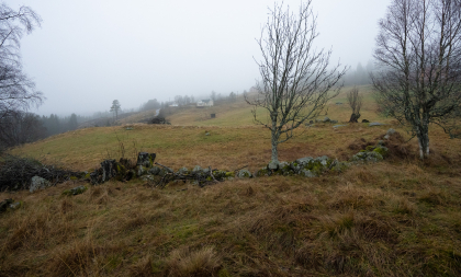 Kalvehagen, Gautestad, Evje, steingjerde