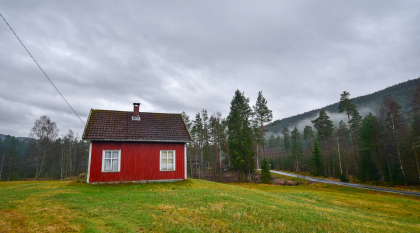 Haugemoen, Senum, Hornnes, bustadhus