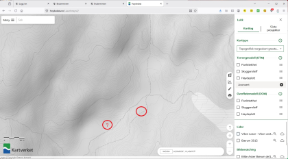 Kullmile (mulig - m&aring; verifiseres i felt)