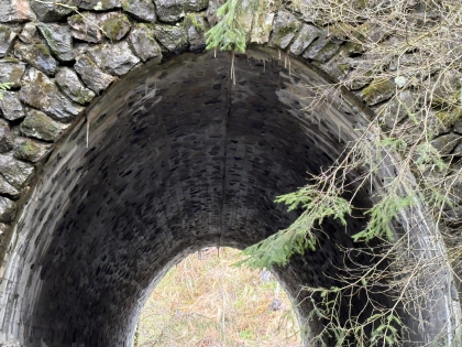 Namsosbanen, kulvert J&oslash;reselva