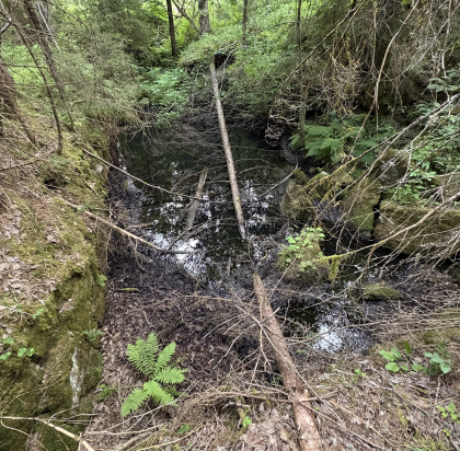 &Aring;serud gruvefelt, Andorsrud - &Aring;serud gruve, vannfylte dagbrudd