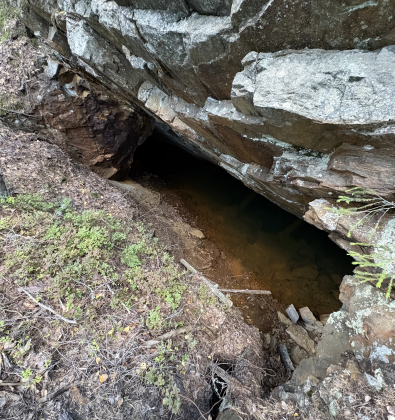 Eiker Kobberverk - Bergsgruvene - Vannfylt skr&aring;synk