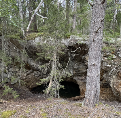 Eiker Kobberverk - Bergsgruvene - Vannfylt skr&aring;synk