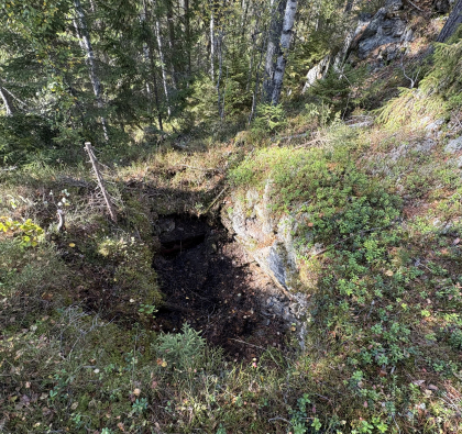 Lundteigen / L&oslash;ken forekomst - Skjerp/synk