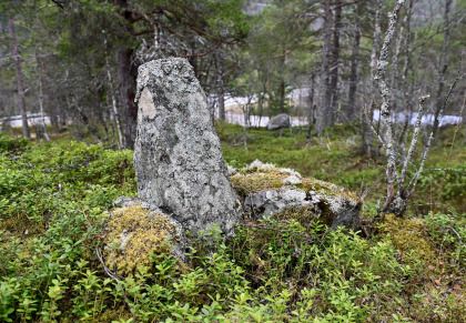 Kv&aelig;ven, Bykle, byttestein