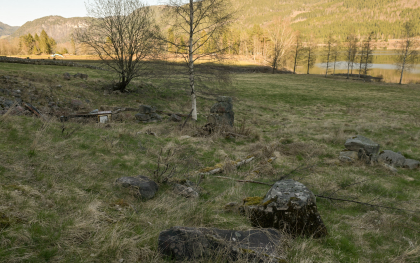 Lisle Nordgarden, Skomedal, Bygland, uthusruin