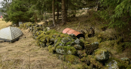 Nordfitjan, Ose, Bygland, steingjerde