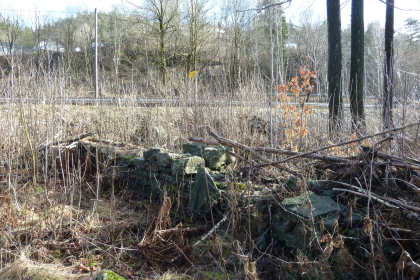 Steinsetting, minne etter sagbruksdrift