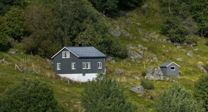 Salmeli, Fjotland, Kvinesdal, hytte