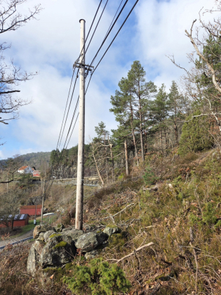 Telegrafstolpefundament