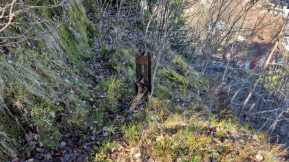 Rest fra Taubanemast 