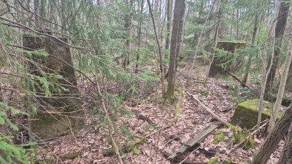 Fundament for nett imellom Vei og Taubane 