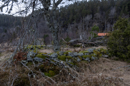 Austre Solberg, Iveland, innegjerding av stein